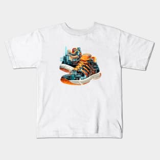 City Shoes Urbain World Fun Life Wandering Discovery Kids T-Shirt